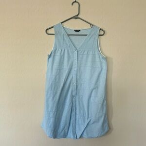 Yak & Yeti Baby Blue Swimsuit coverup size M